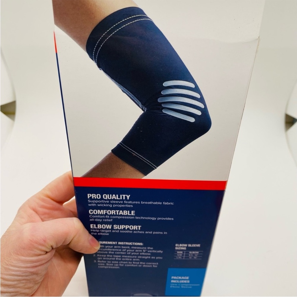 FILA elbow Compression Sleeve Size L/XL (elbow 12-15”) - NEW IN BOX